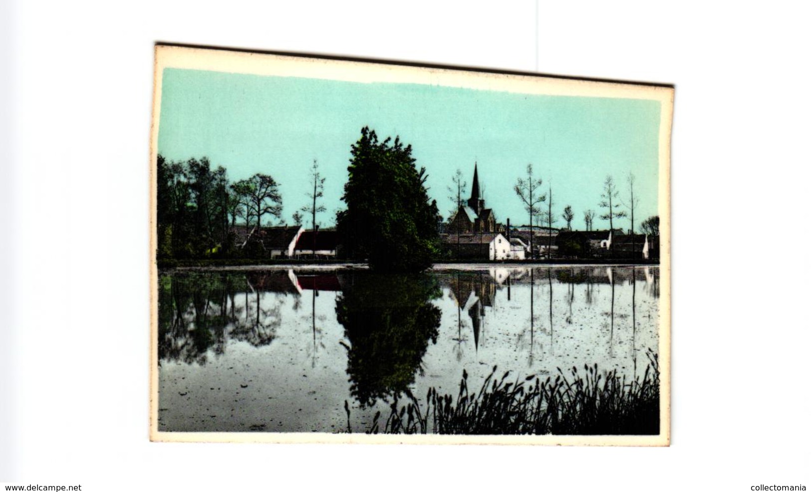 10 CPA  Huldenberg   Watermolen   kasteel de Limburg-Stirum   Zicht op het Dorp  Vijvers St Rochus kapel