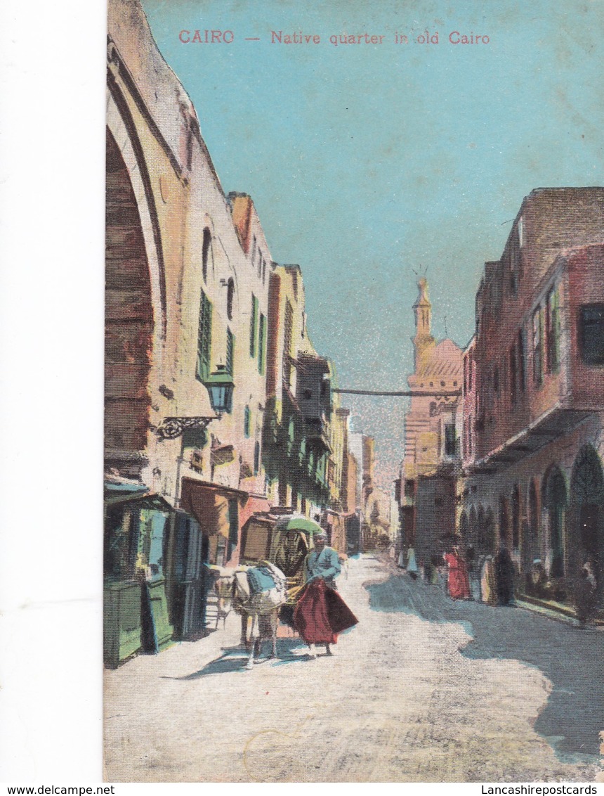 Postcard Cairo Native Quarter My Ref  B12023 - Kairo