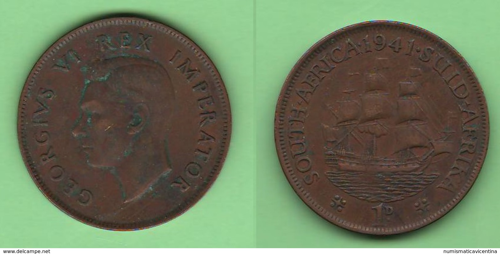 1 Penny 1941 South Africa Sud Africa - Sud Africa