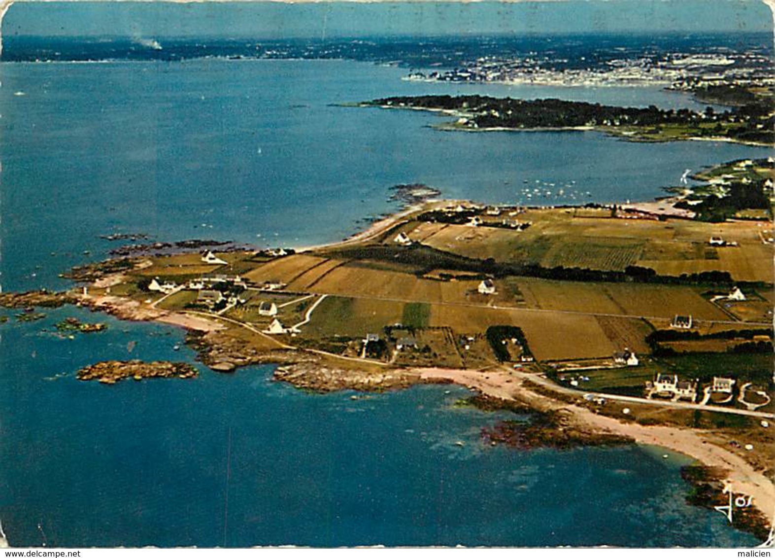 - Ref-W591- Finistere - Tregunc- La Côte Vers Concarneau - - Trégunc