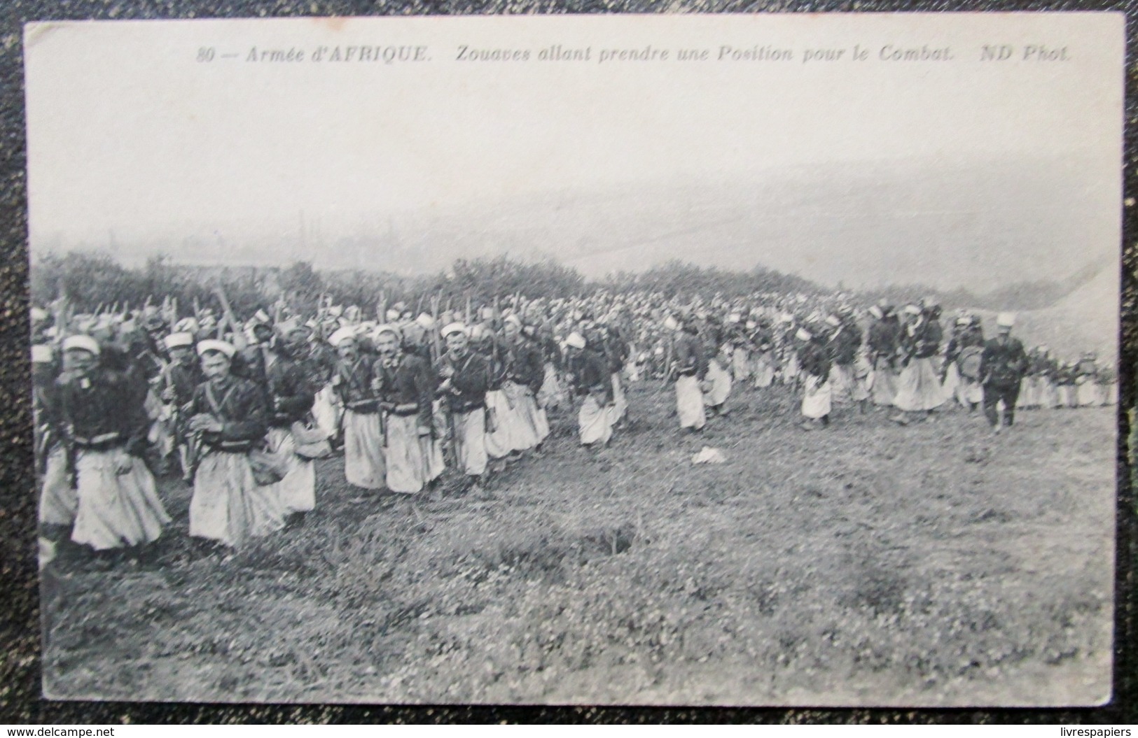 Armée D'afrique Zouaves Cpa - Manoeuvres