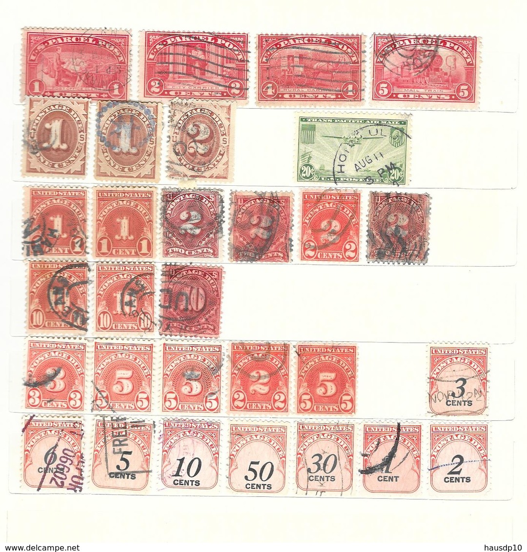 US Old Stamp Collection Classic Lot, Kl. Sammlung Alt USA Klassik - Sammlungen