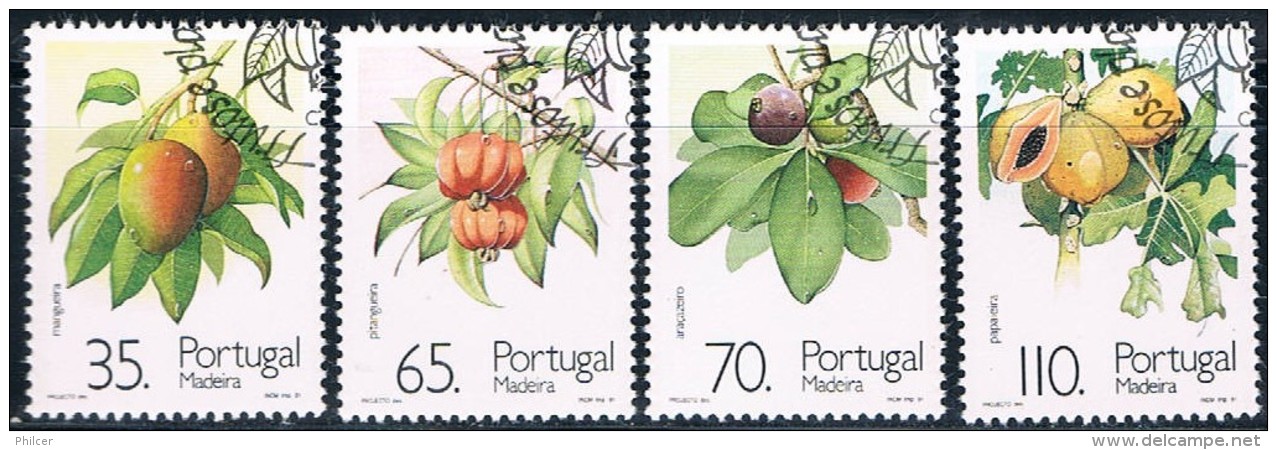 Portugal, Madeira, 1991, # 2007/10, Carimbo Do 1&ordm; Dia, Used - Usado