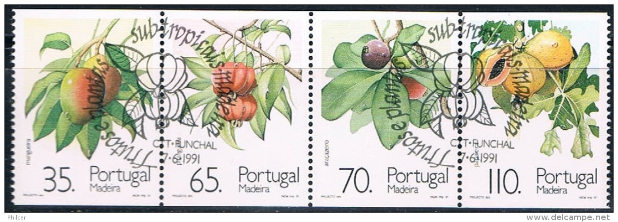 Portugal, Madeira, 1991, # 2007A/10A, Carimbo Do 1&ordm; Dia, Used - Usado