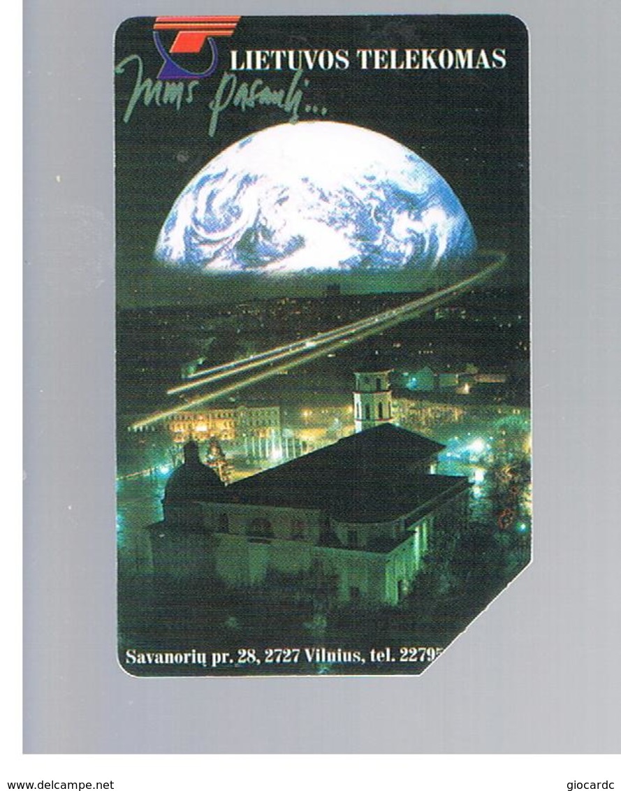 LITUANIA (LITHUANIA) -  1997  THE WORLD FOR YOU - USED - RIF. 10606 - Landschaften