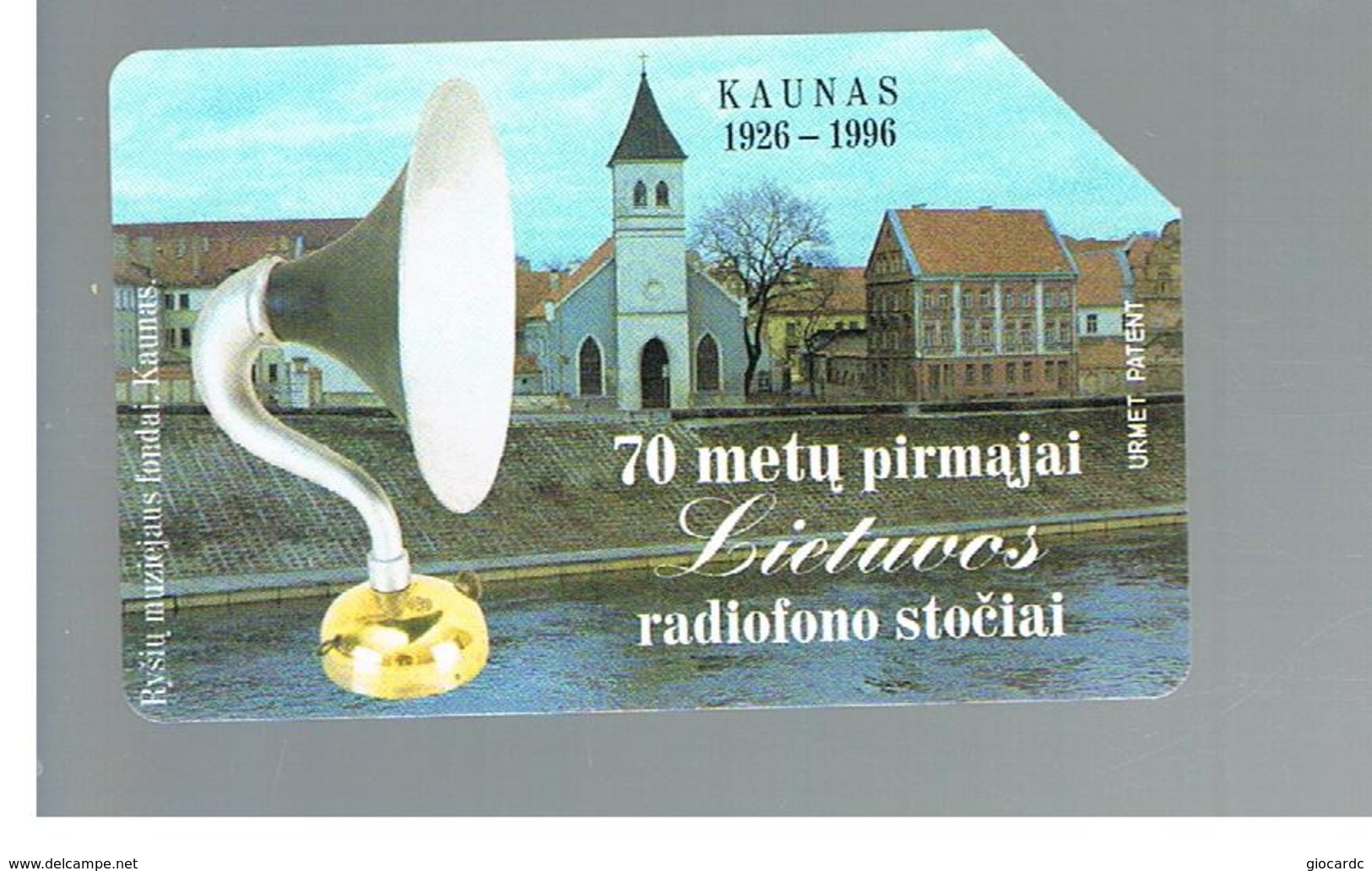 LITUANIA (LITHUANIA) -  1996 70 YEARS OF RADIO, KAUNAS                 - USED - RIF. 10620 - Otros & Sin Clasificación
