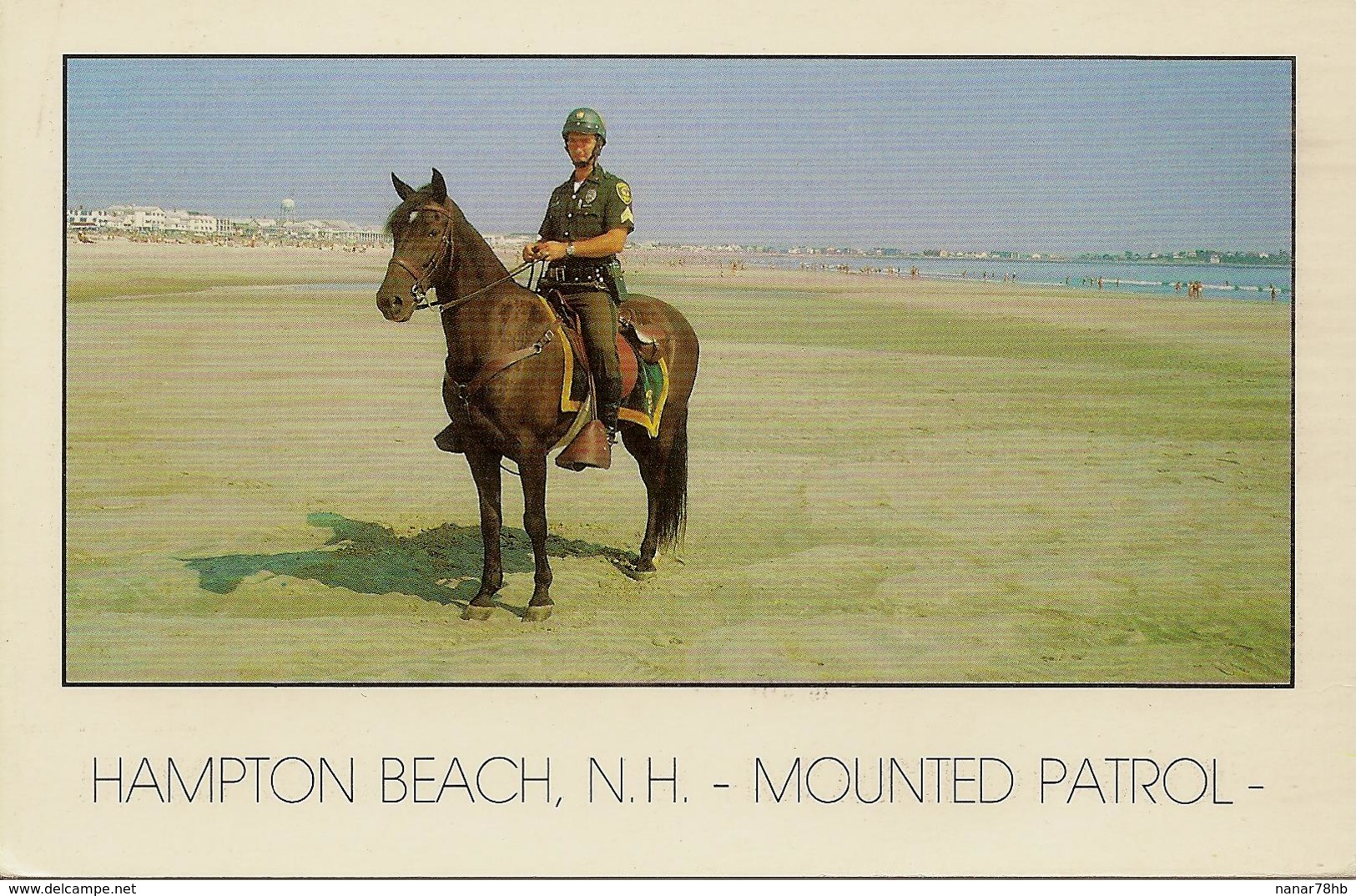 CPM Etats Unis, Hampton Beach,  Mounted Patrol - Autres & Non Classés