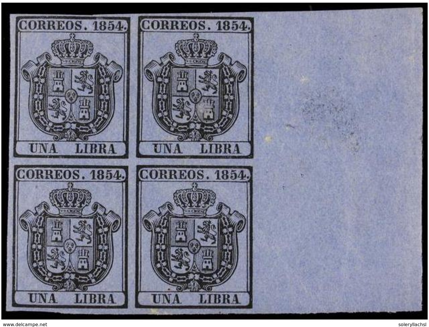 116 ** ESPAÑA. Ed.28/31 (4). SERIE COMPLETA En Bloques De Cuatro. LUJO. Cat. 725,5?. - Other & Unclassified