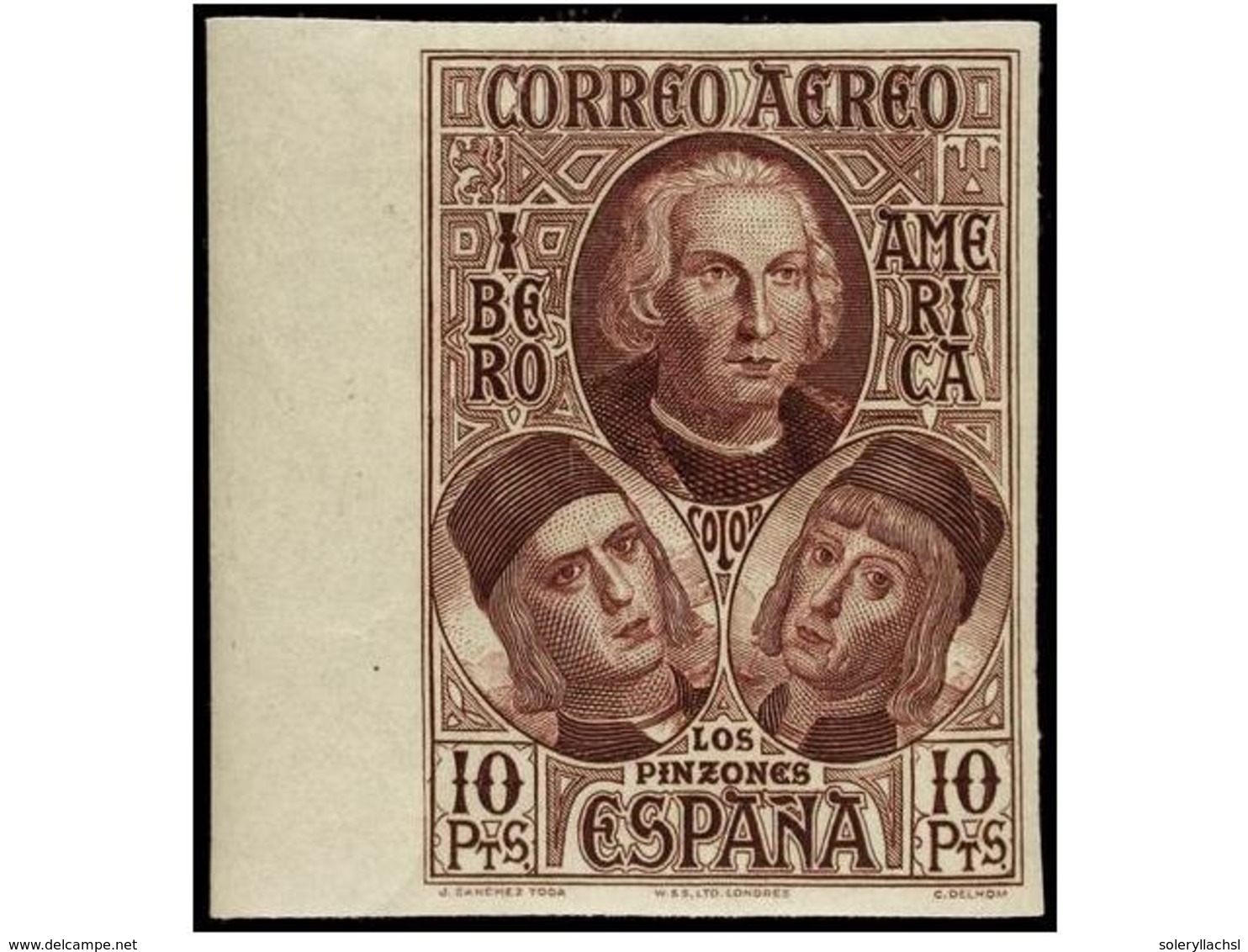 409 ** ESPAÑA. Ed.559/65s. SERIE COMPLETA<B> SIN DENTAR.</B> LUJO. Cat. 265?. - Autres & Non Classés