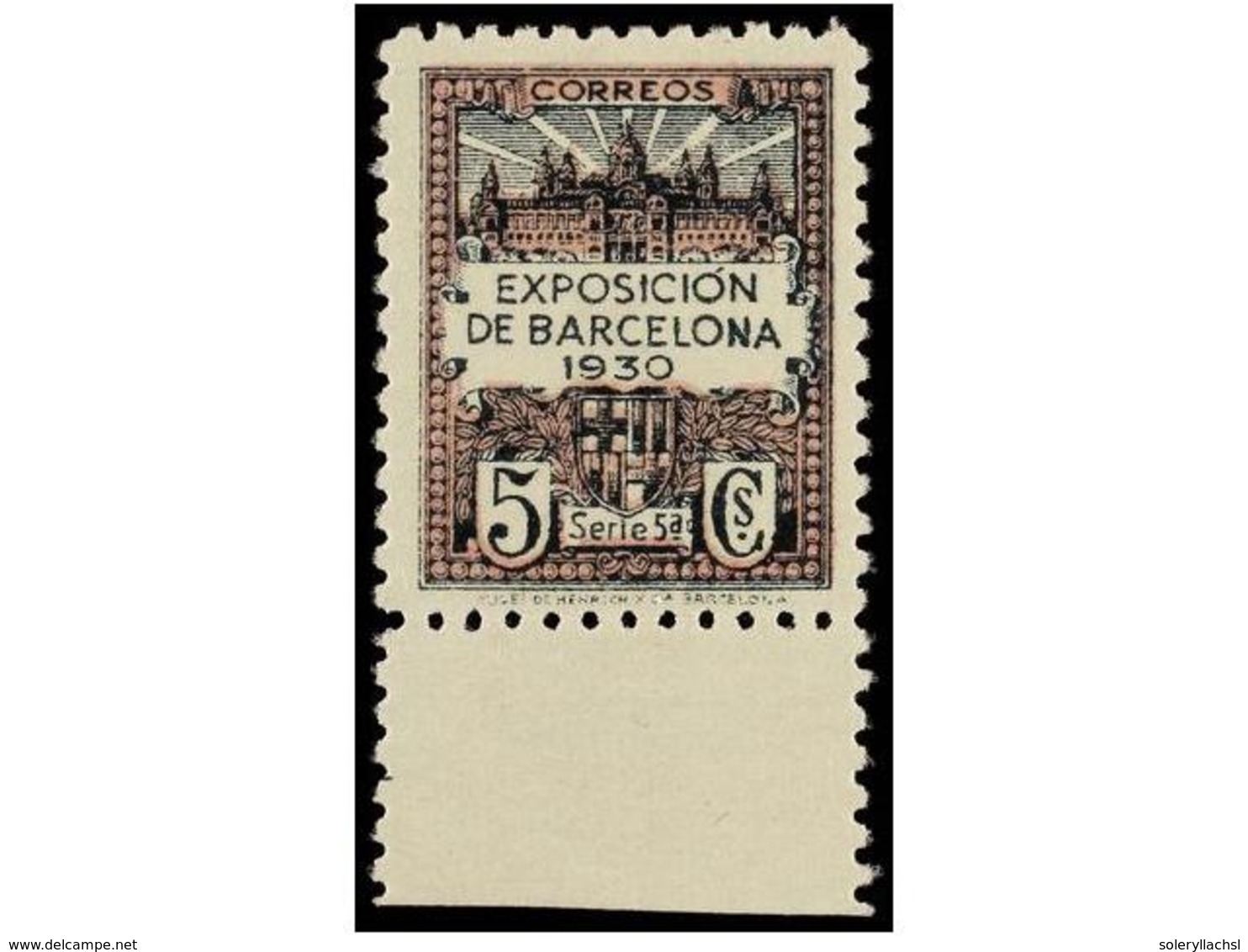 743 * ESPAÑA: AYUNTAMIENTO DE BARCELONA. Ed.5Eb, Ec, Ef, Ei/Ek. <B>EMISIÓN ESPECIAL PARA OBSEQUIOS. </B>6 Valores, Dent. - Sonstige & Ohne Zuordnung