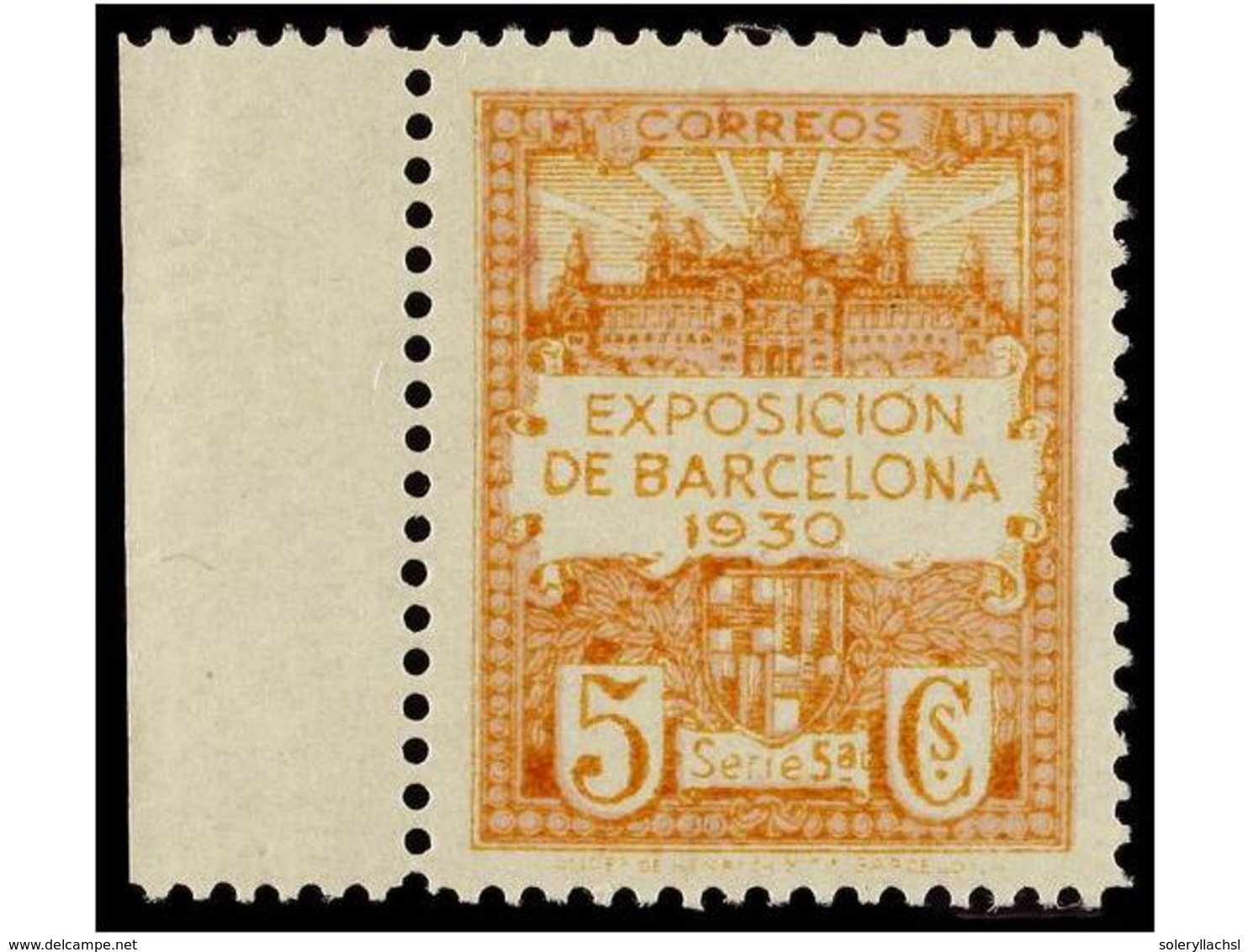 744 * ESPAÑA: AYUNTAMIENTO DE BARCELONA. Ed.5Ead/Ekd. <B>EMISIÓN ESPECIAL PARA OBSEQUIOS. </B>Juego Completo De 7 Sellos - Other & Unclassified