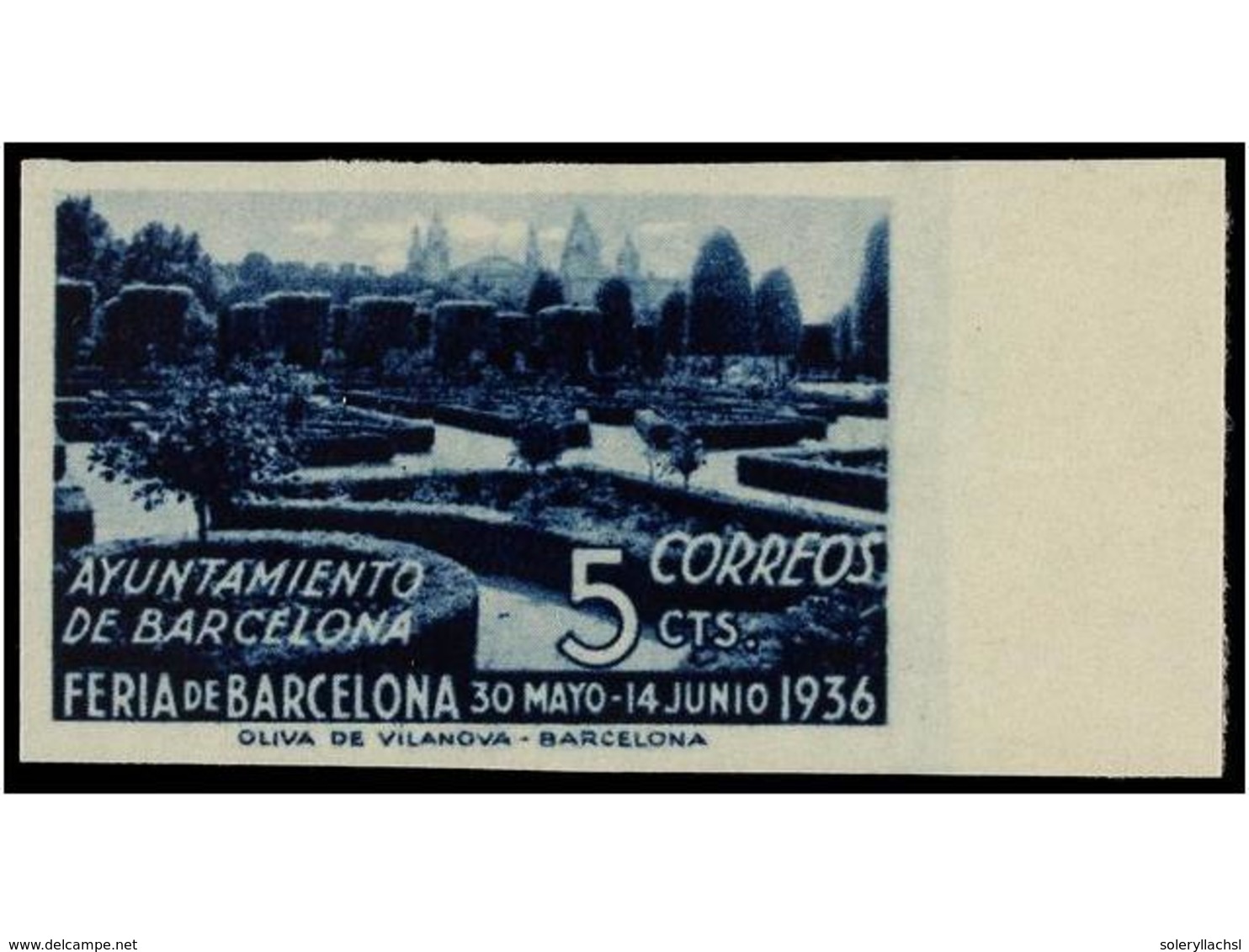 780 ** ESPAÑA: AYUNTAMIENTO DE BARCELONA. Ed.14/18s. SERIE COMPLETA<B> SIN DENTAR.</B> LUJO. Cat. 210?. - Autres & Non Classés