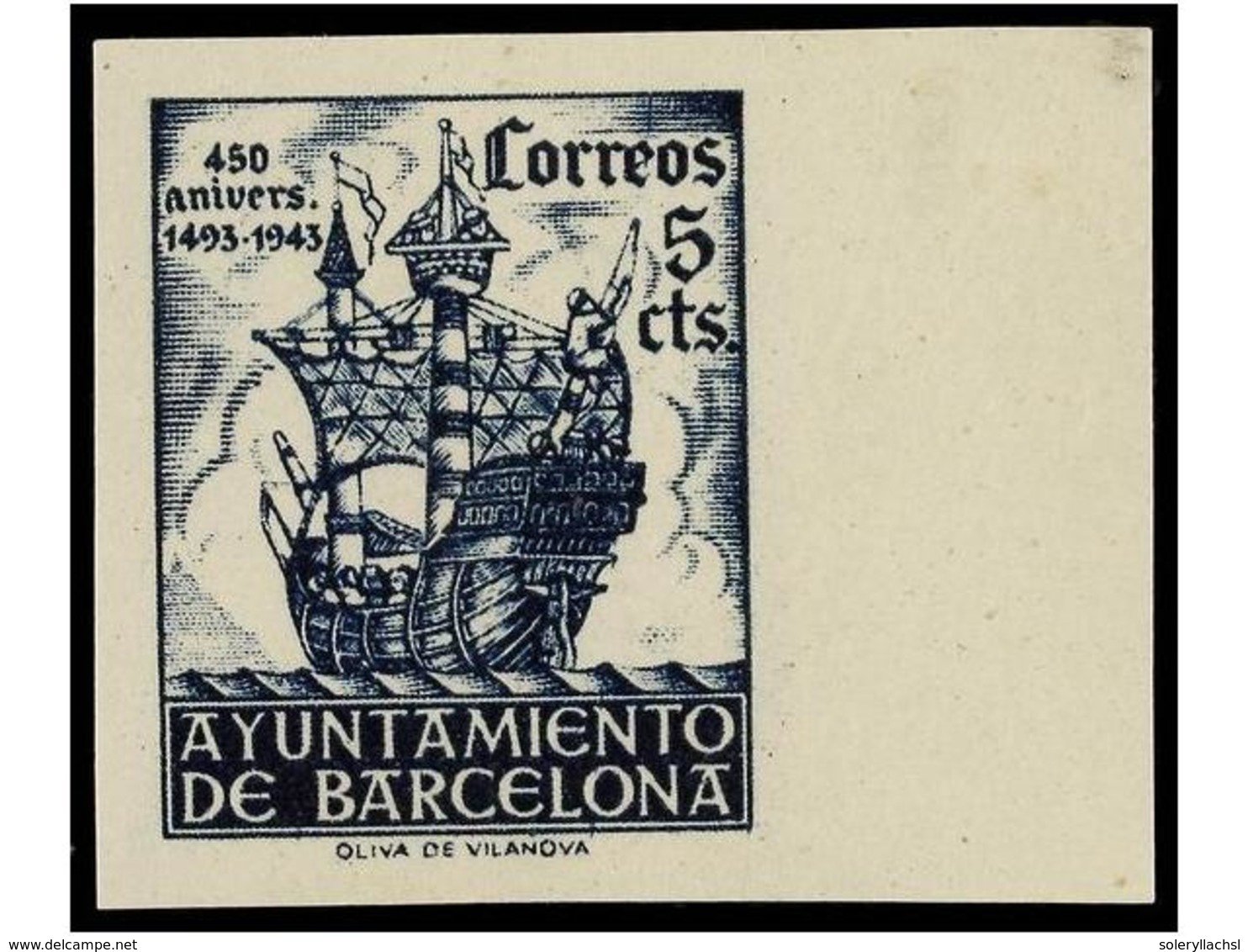 798 (*) ESPAÑA: AYUNTAMIENTO DE BARCELONA. Ed.49/50s. SERIE COMPLETA<B> SIN DENTAR.</B> LUJO. Dictamen GRAUS. Cat. 102?. - Sonstige & Ohne Zuordnung