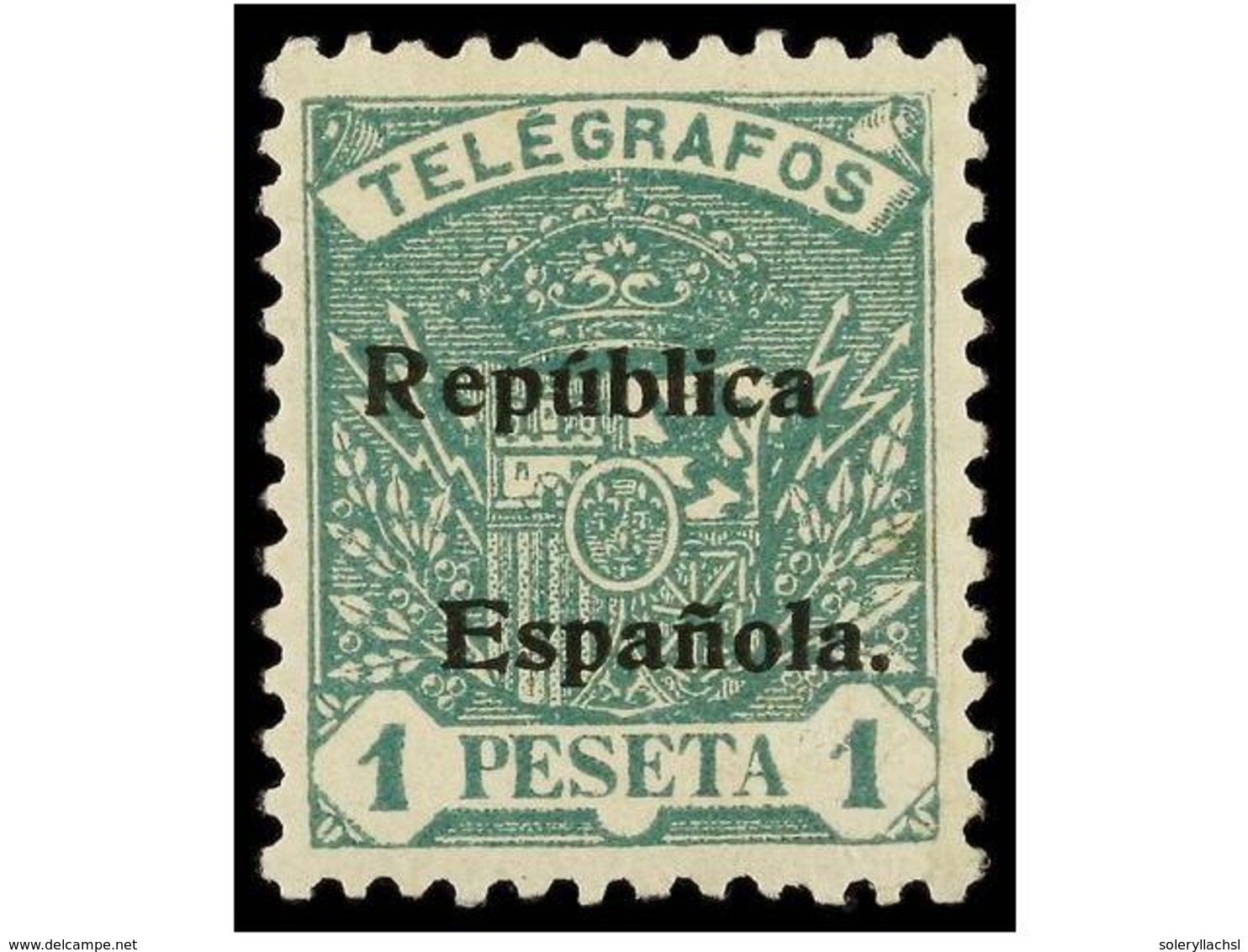 846 * ESPAÑA: TELEGRAFOS. Ed.63/67. SERIE COMPLETA. Excelentes Centrajes. Cat. 185?. - Other & Unclassified