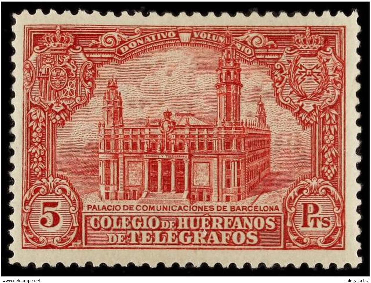 852 ** ESPAÑA: BENEFICENCIA. HUERFANOS TELEGRAFOS. Ed.1/3, 4/6, 7/9. SERIES Completas. LUJO. Cat. 259?. - Sonstige & Ohne Zuordnung