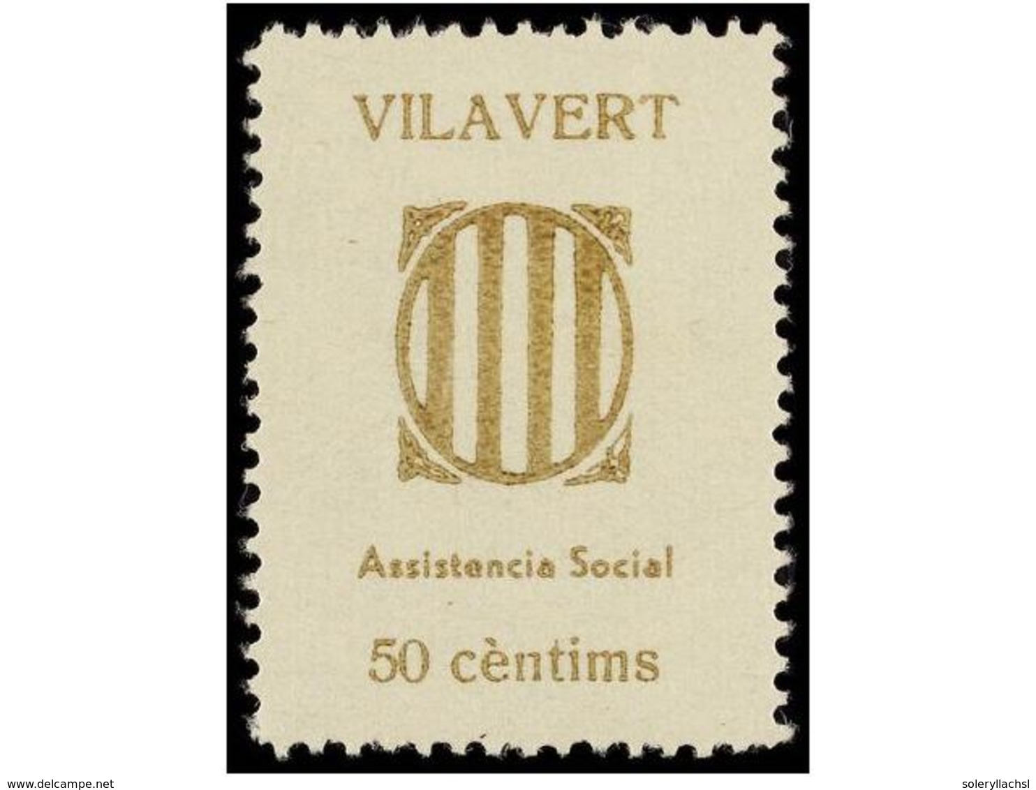 925 ESPAÑA GUERRA CIVIL. <B>VILAVERT. 5, 10, 25</B> Y<B> 50 Cts.</B> <B>ASSISTENCIA SOCIAL.</B> RAROS. (Allepuz 1/4). - Other & Unclassified