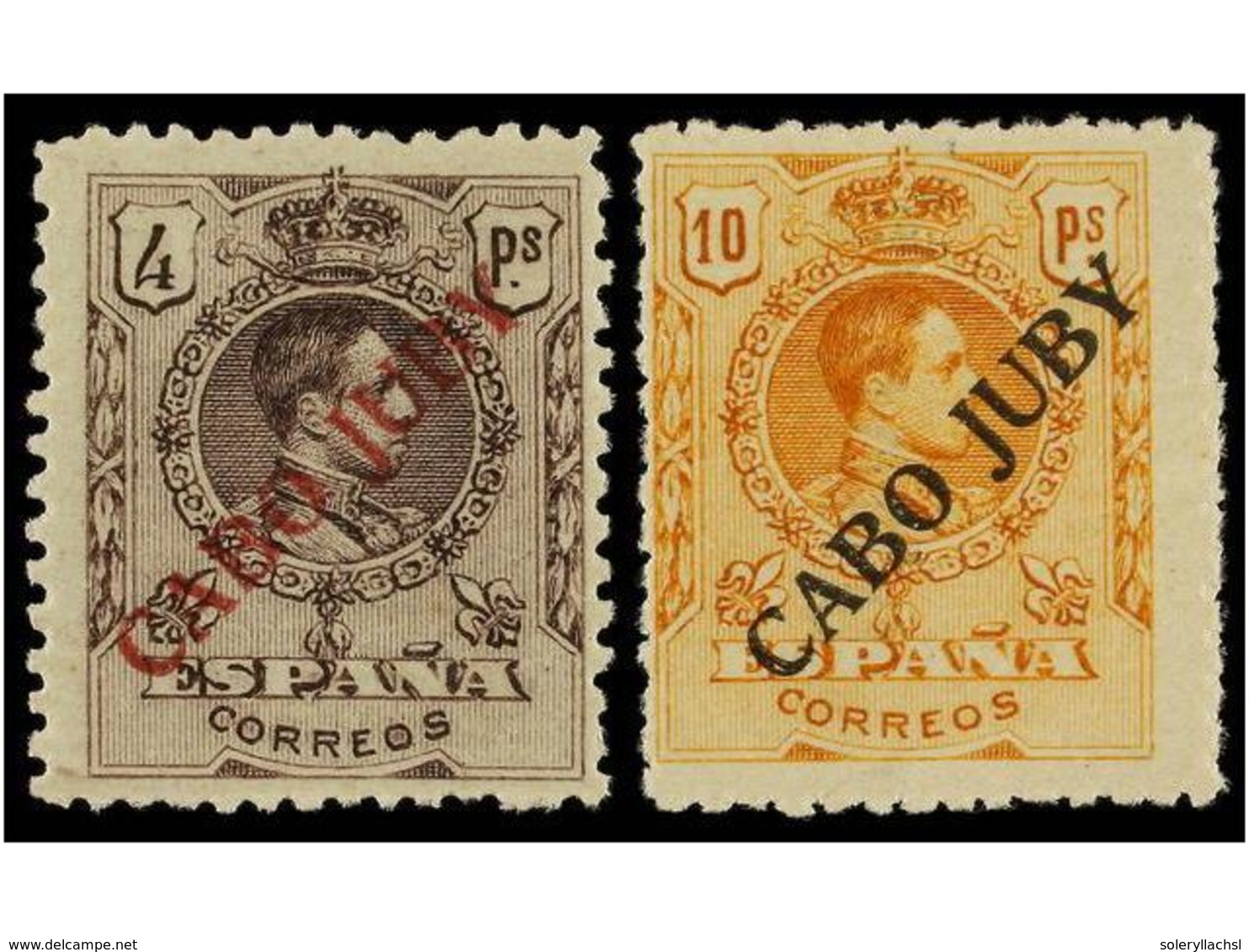 964 ** COLONIAS ESPAÑOLAS: CABO JUBY. Ed.5/18. SERIE COMPLETA, Muchos Valores A000.000. Centrajes Habituales, Rara Sin F - Autres & Non Classés