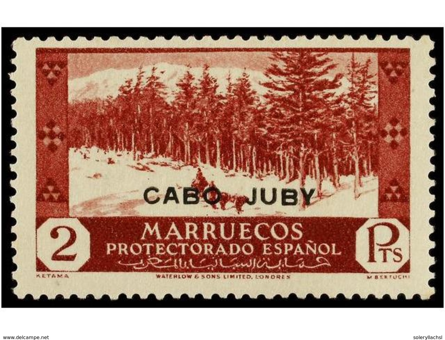 968 ** COLONIAS ESPAÑOLAS: CABO JUBY. Ed.67/84. SERIE COMPLETA, Muy Rara Sin Fijasellos. LUJO. Cat. 1.035?. - Autres & Non Classés