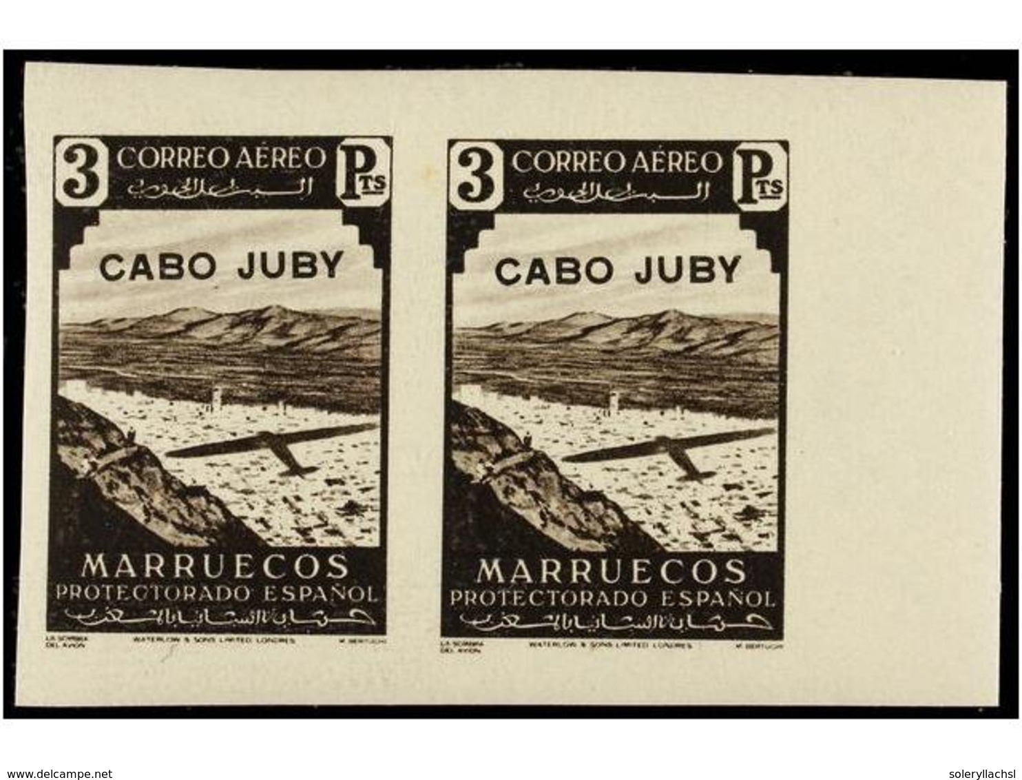 977 ** COLONIAS ESPAÑOLAS: CABO JUBY. Ed.102/11s. SERIE Completa En Parejas <B>SIN DENTAR</B>. LUJO. Cat. +580?. - Sonstige & Ohne Zuordnung