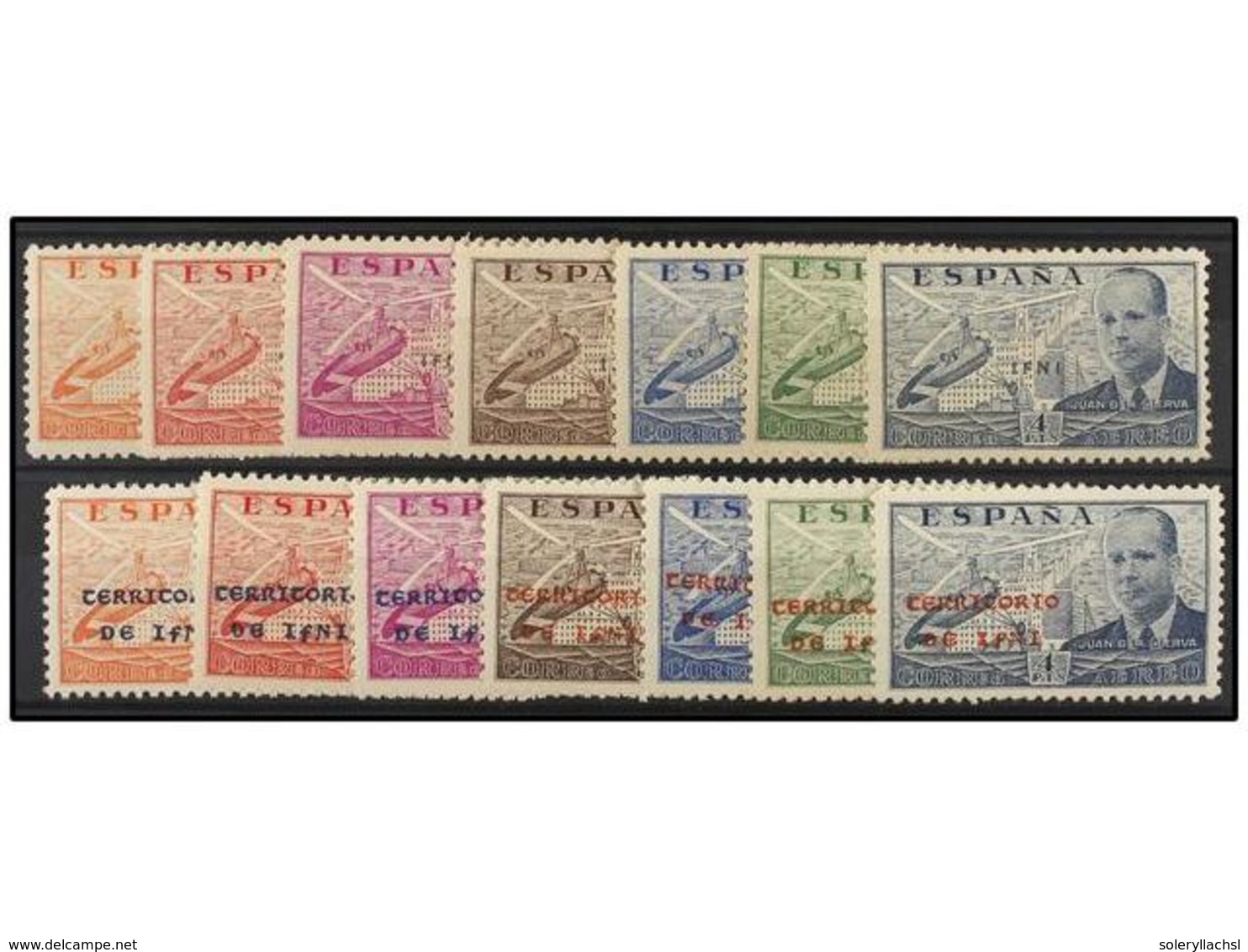 1034 ** COLONIAS ESPAÑOLAS: IFNI. Ed.15A/15G Y 15H/15P. SERIES COMPLETAS. LUJO. Cat. 248?. - Other & Unclassified