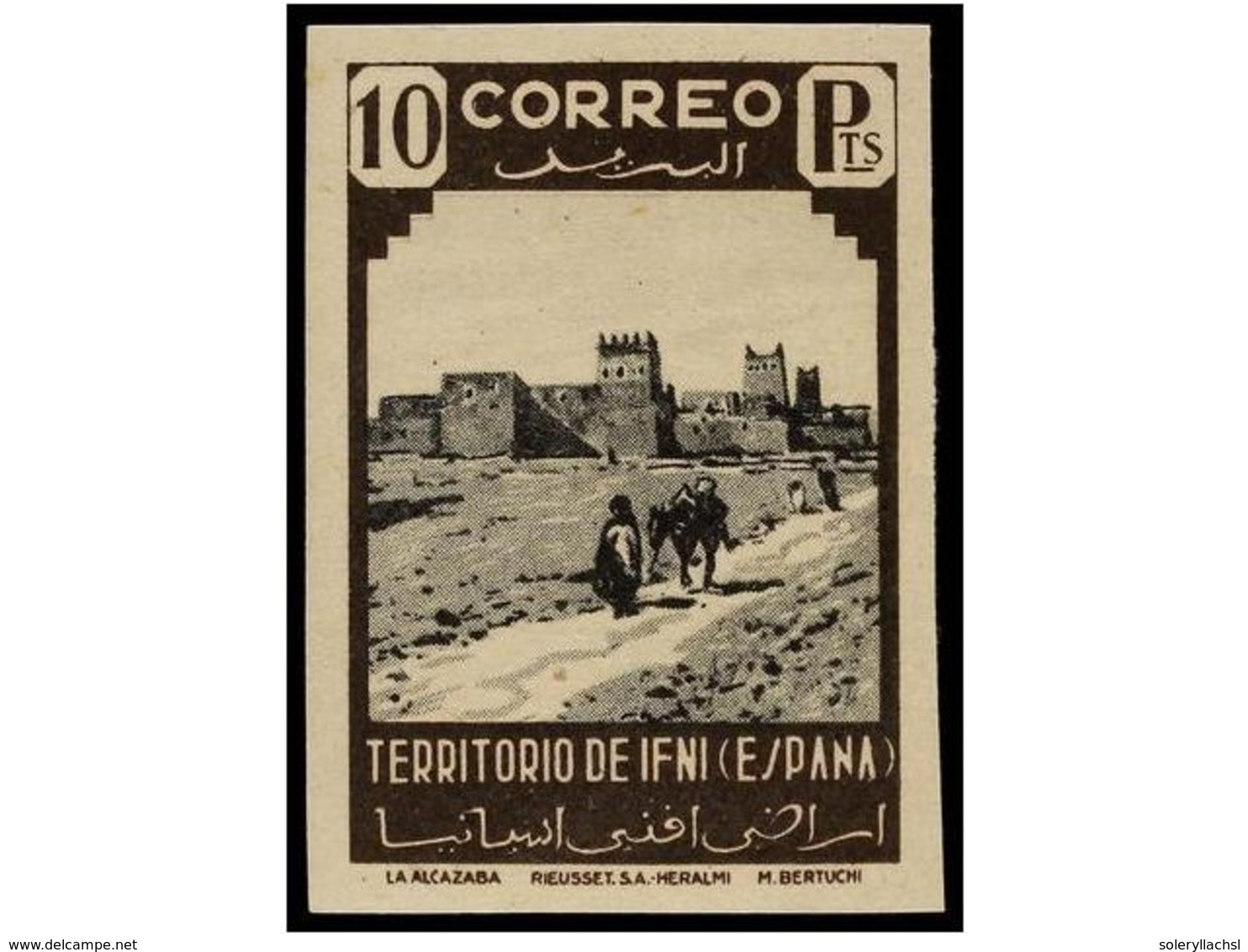 1037 ** COLONIAS ESPAÑOLAS: IFNI. Ed.16/27s. SERIE COMPLETA<B> SIN DENTAR.</B> LUJO. Cat. 175?. - Sonstige & Ohne Zuordnung