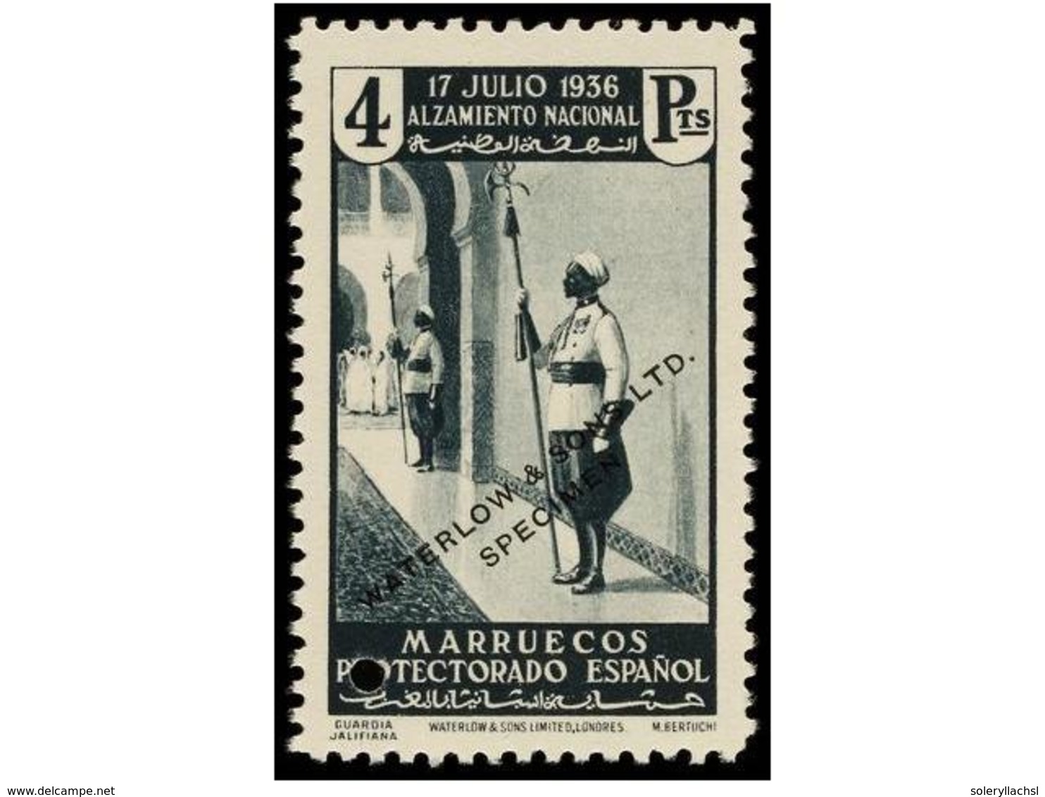 1057 ** COLONIAS ESPAÑOLAS: MARRUECOS. Ed.169/85M. <B>CAMBIOS DE COLOR. </B>Juego Completo (16 Valores) Con Perforación  - Other & Unclassified