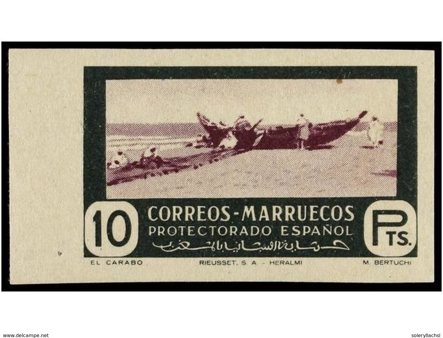 1072 ** COLONIAS ESPAÑOLAS: MARRUECOS. Ed.330/35s. SERIE COMPLETA<B> SIN DENTAR.</B> LUJO. Cat. 130?. - Sonstige & Ohne Zuordnung