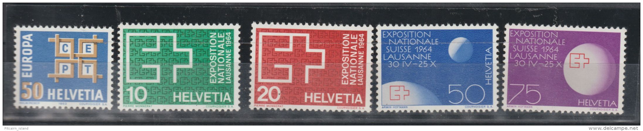 Zwitserland Swiss 1963  Mi.nr. 781-785  MLH - Unused Stamps
