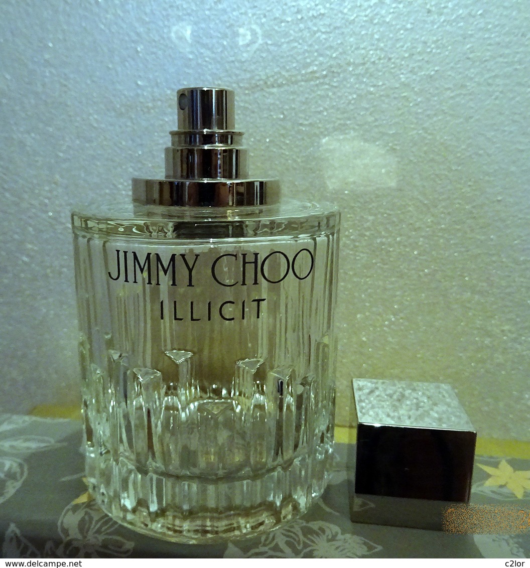 Flacon Spray "ILLICIT " De JIMMY CHOO  VIDE   Eau De Parfum 100 Ml - Flacons (vides)