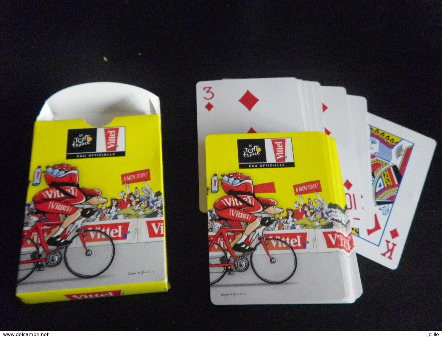 Jeu De 54 Cartes à Jouer - CYCLISME - TOUR DE FRANCE 2016 - VITTEL - 54 Cartes