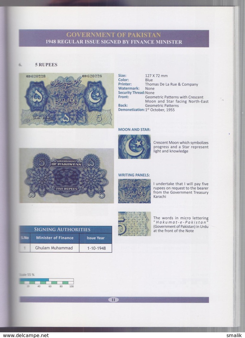 Banknote Book Pakistan 2013, Published By State Bank Museum, 100 Color Pages New, FREE Registered Shipping - Livres & Logiciels