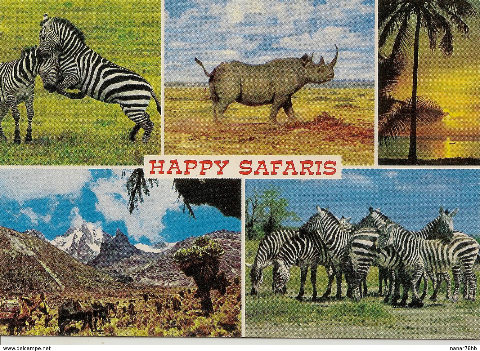 CPM Kenya, Happy Safaris (multivues) - Kenia