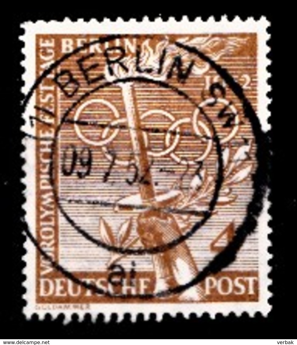 Allemagne Berlin 1952 Mi.Nr: 88 Vorolympische Festtage  Oblitèré / Used / Gebruikt - Gebruikt