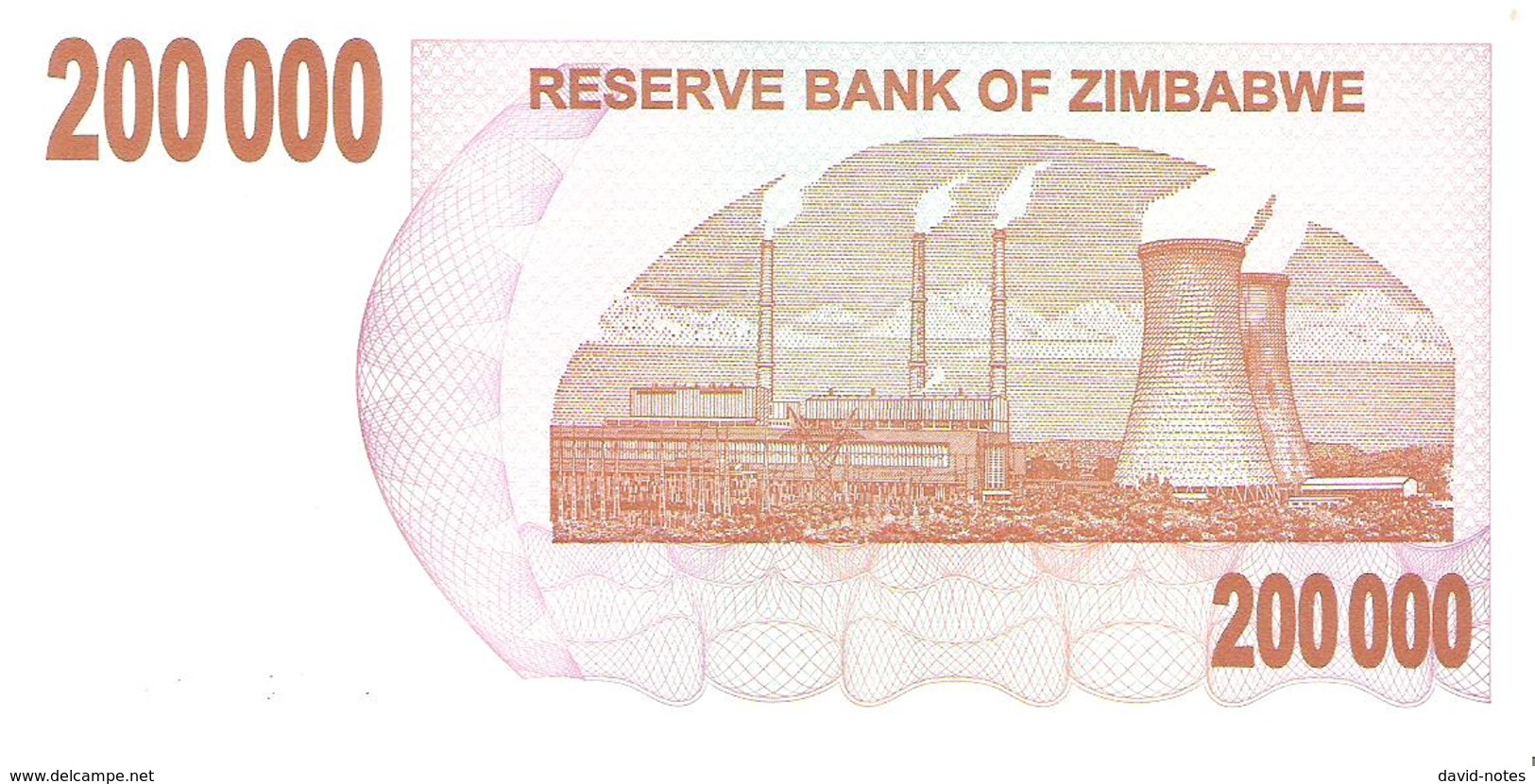 Zimbabwe - Pick 49 - 200.000 (200000) Dollars 2007 - Unc - Zimbabwe