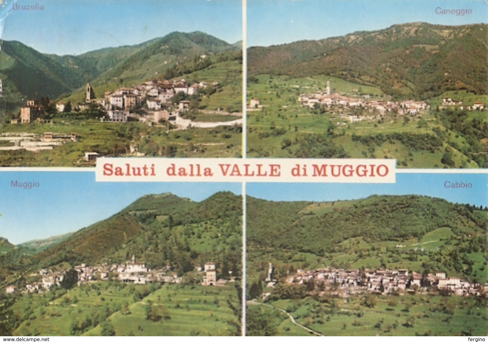 05/FG/15 - SVIZZERA - SALUTI DALLA VALLE DI MUGGIO - Muggio