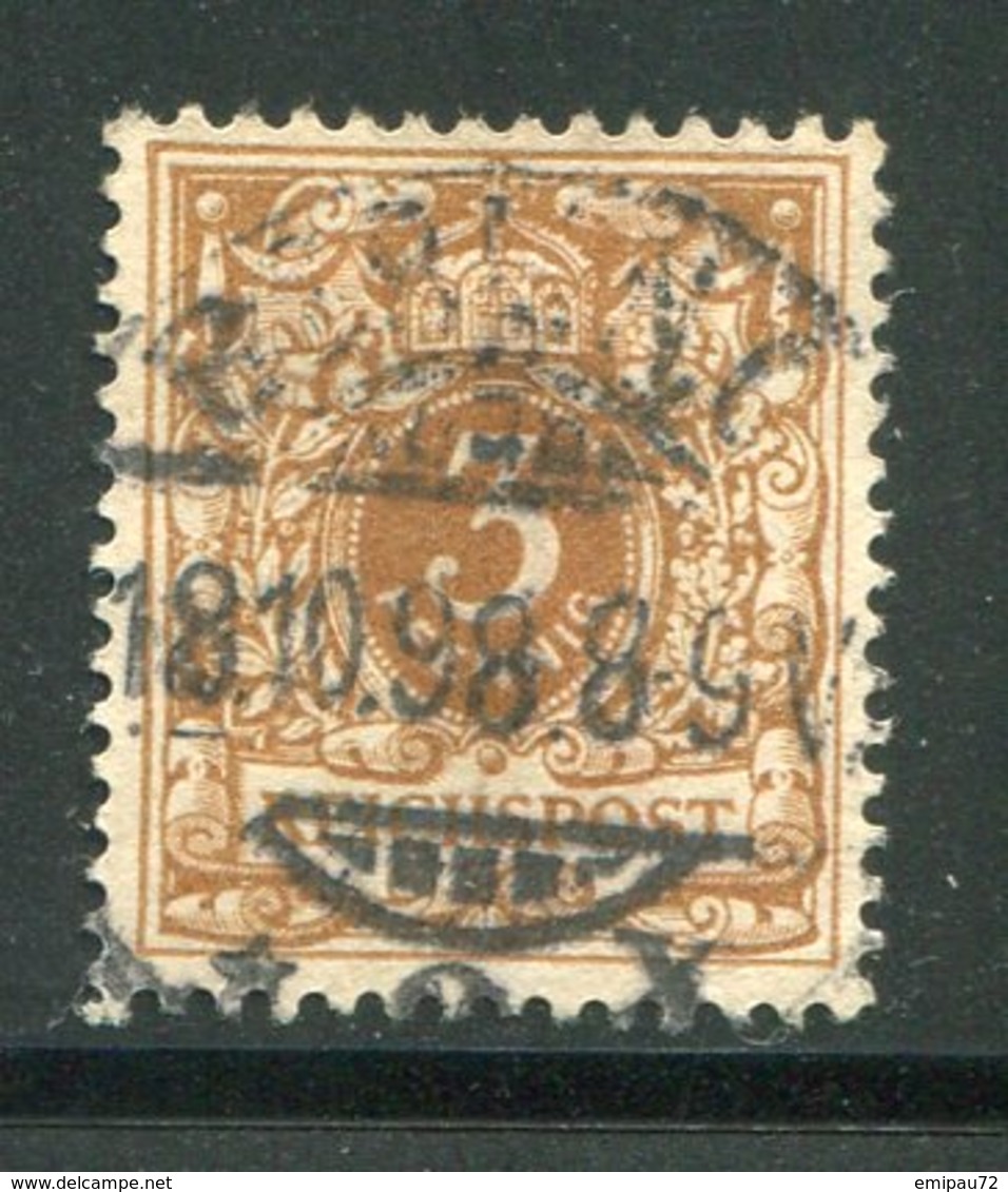 ALLEMAGNE EMPIRE- Y&T N°45- Oblitéré (variété, Couleur Bistre) - Gebruikt