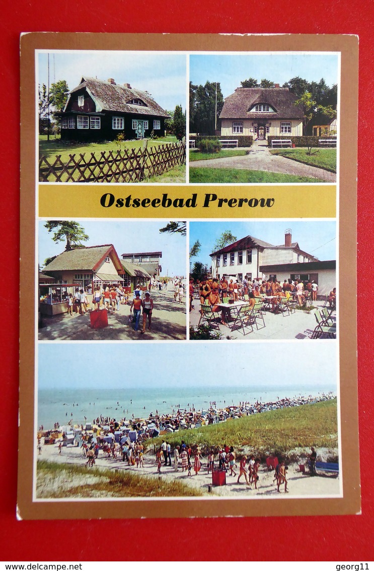 Prerow - Darß Fischland - DDR 1985 - Strand Ostseebad - Berggaststätte Dünenhaus - BM 35 Jahre DDR - Zingst
