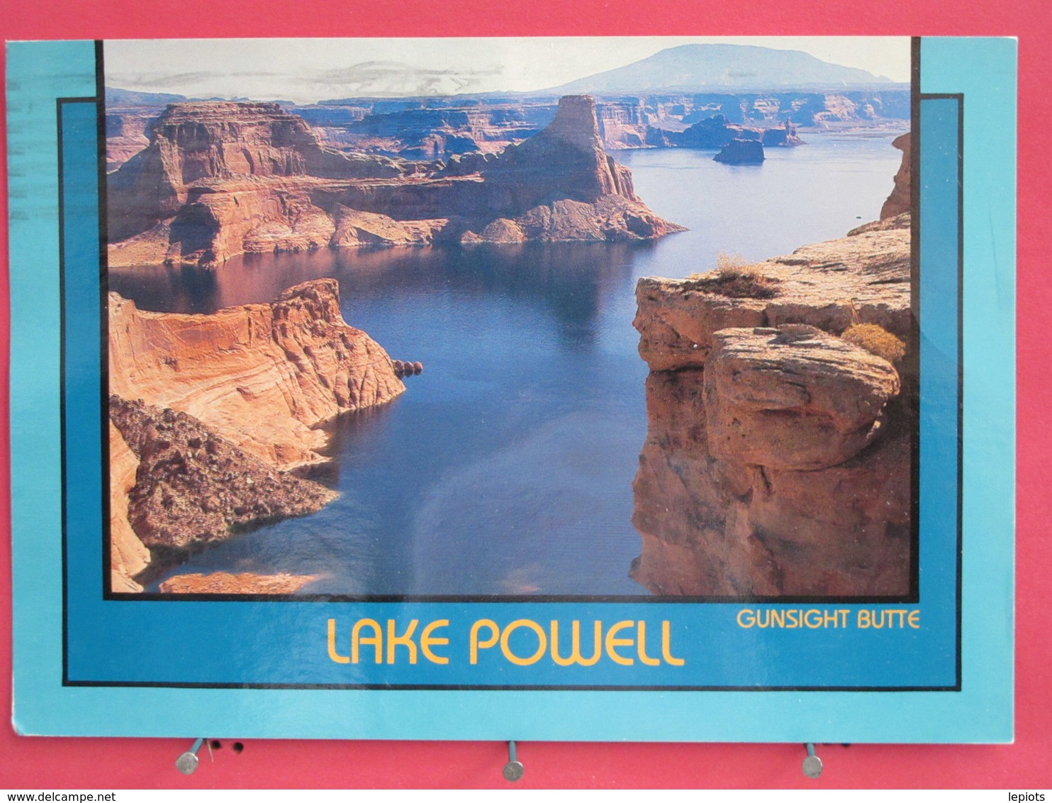 Etats Unis - Arizona - Lake Powell - Gunsight Butte - Scans Recto-verso - Lake Powell