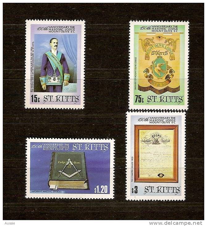 Saint Kitts St-Christophe 1985 Yvert N° 592-95 *** MNH Cote 13,50 Euro - St.Kitts-et-Nevis ( 1983-...)