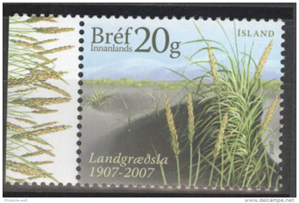 Island 1172 Seitenrand ** Postfrisch - Unused Stamps