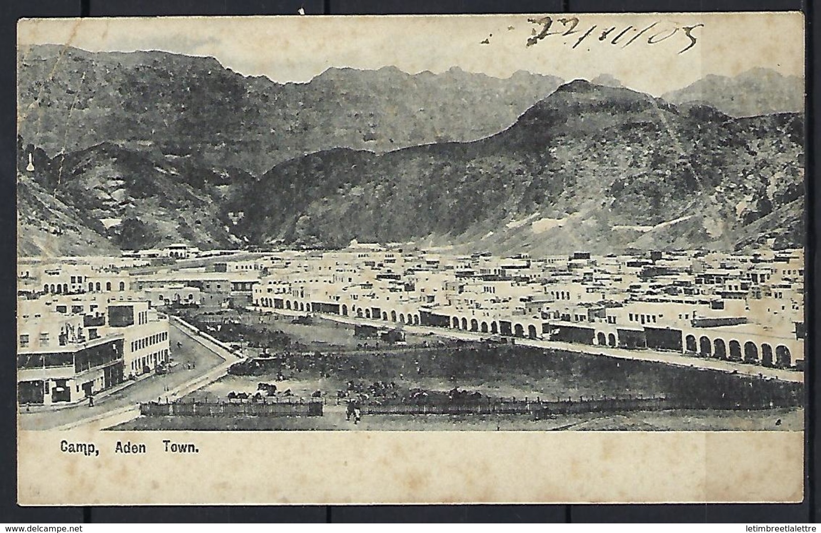 CPA Aden, ( Town ) Oblitéré Aden - Autres & Non Classés