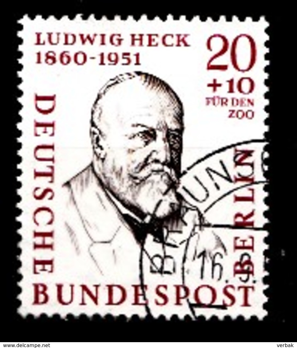 Allemagne Berlin 1957 Mi.Nr: 168 Männer Aus Der Geschichte Berlins  Oblitèré / Used / Gebruikt - Gebruikt