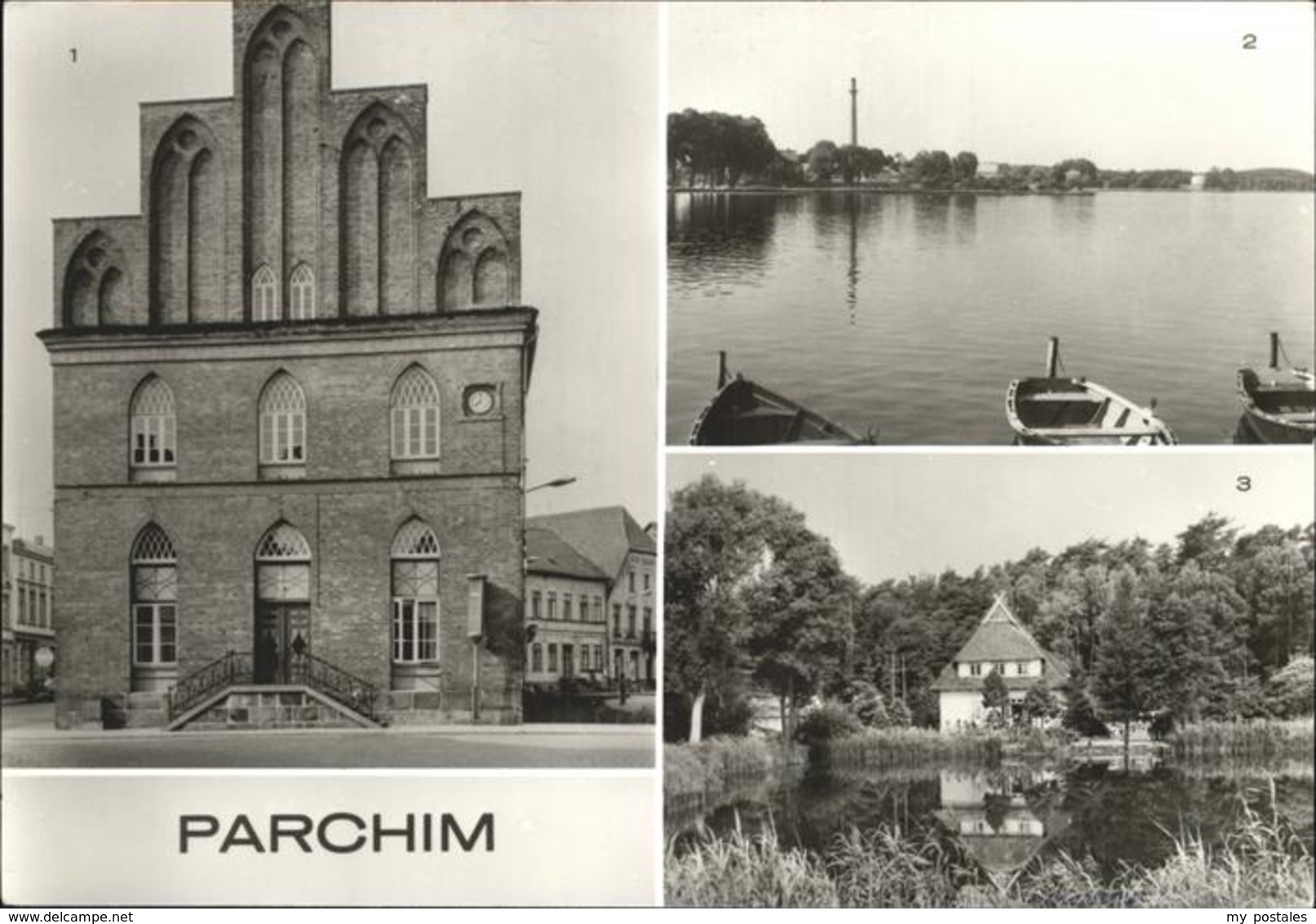 41261792 Parchim Rathaus Wockersee Kinderkurheim Markower Muehle Dargeluetz - Parchim