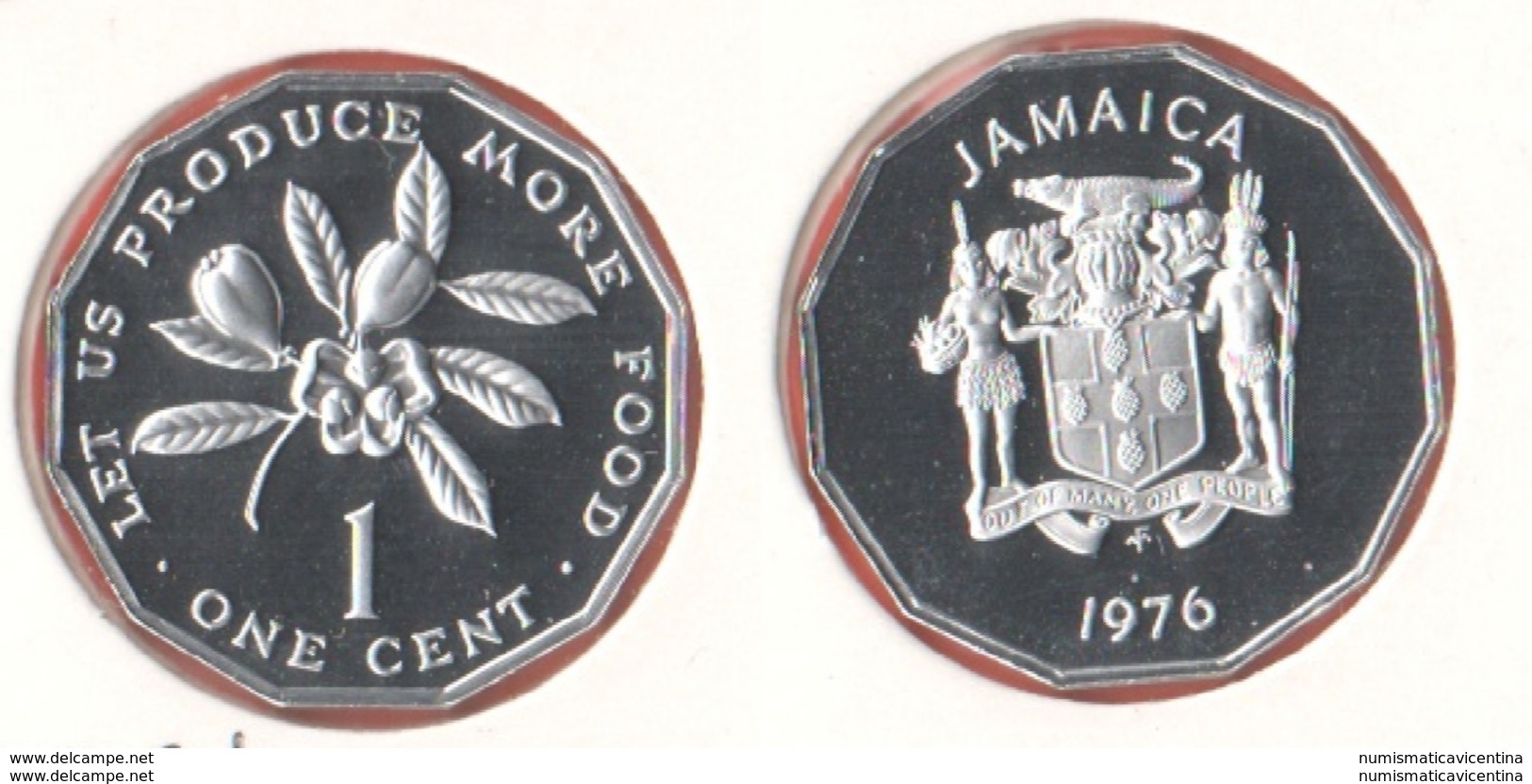 Giamaica One Cent 1976 FAO Jamaica - Jamaica