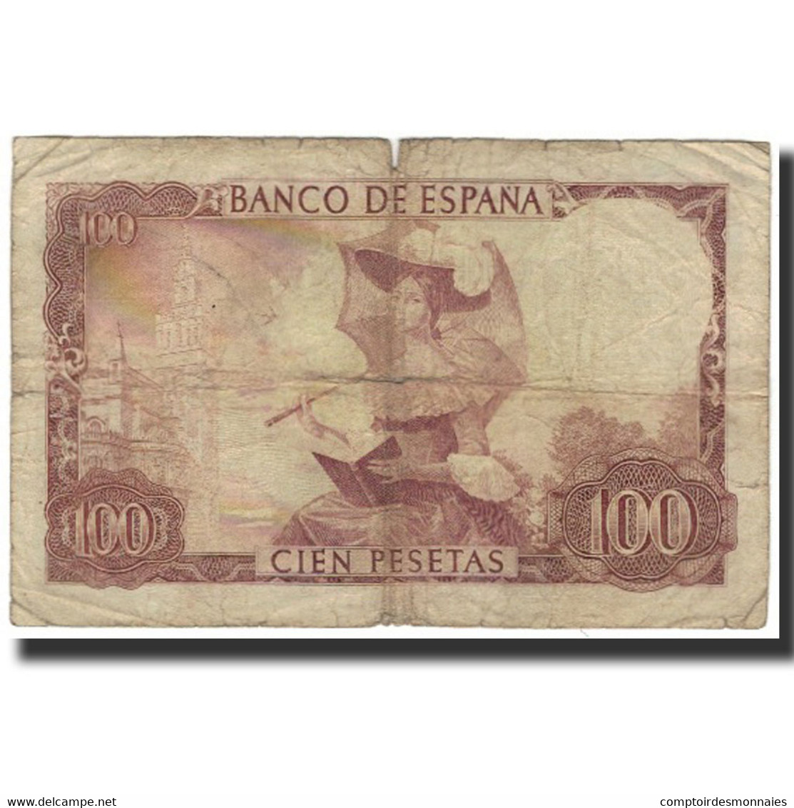 Billet, Espagne, 100 Pesetas, 1965-11-19, KM:150, AB+ - 100 Pesetas