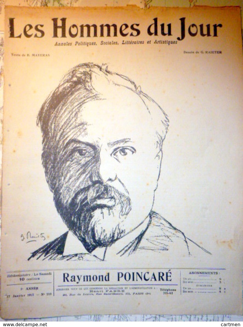 BAR LE DUC CARICATURES PORTRAITS POLITIQUE LITTERATURE SPECTACLE RAYMOND POINCARE  1912 - Autres & Non Classés