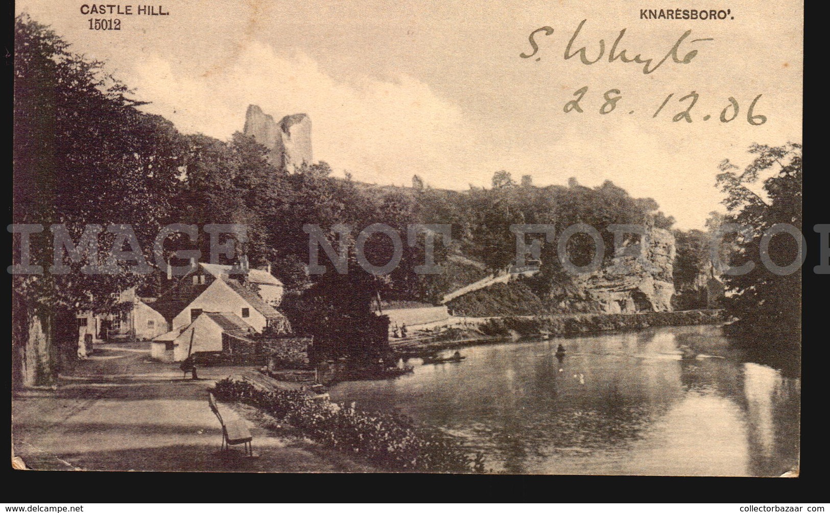 Knaresborough Castle Hill  AK Ca1900 POSTCARD CPA (W4_4208) - Harrogate