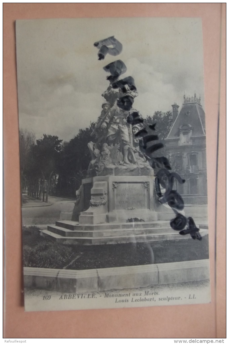 C P  Abbeville   Monument  Aux  Morts - Monuments Aux Morts