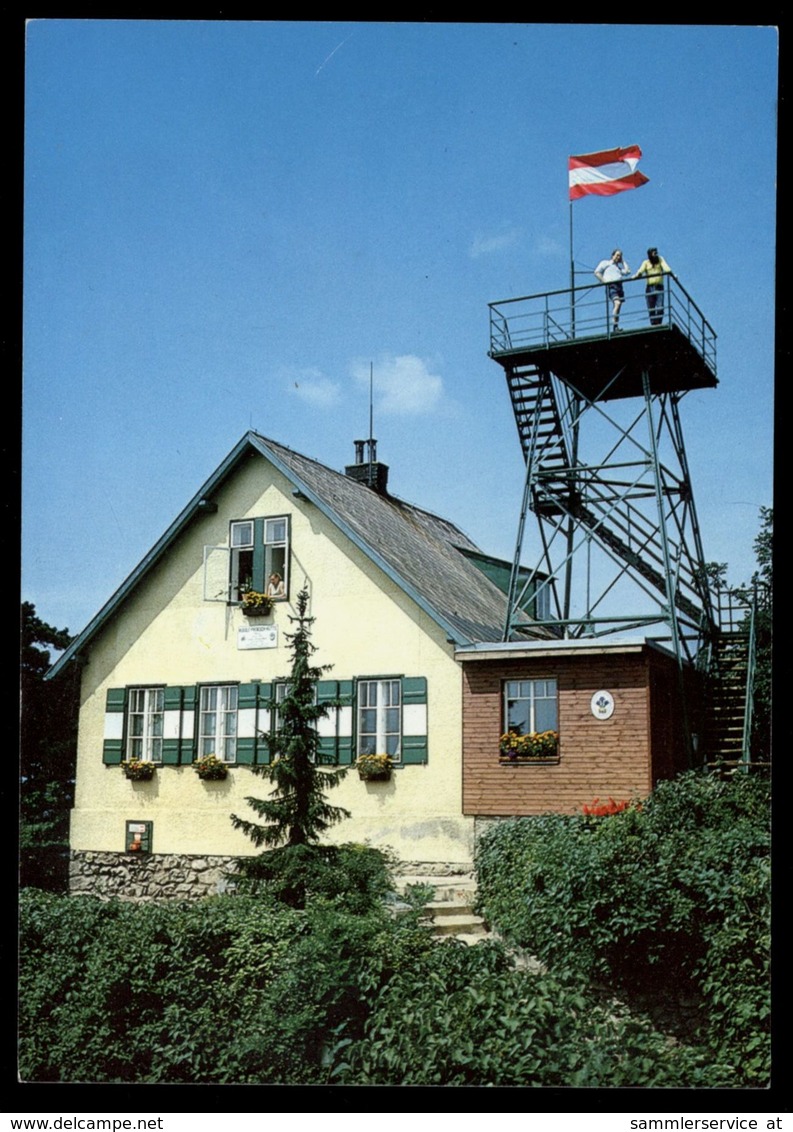 [034] Rudolf-Proksch-Hütte, Klesheimwarte, Pfaffstätten, 1998, Bez. Baden, Gebirgsverein - Baden Bei Wien