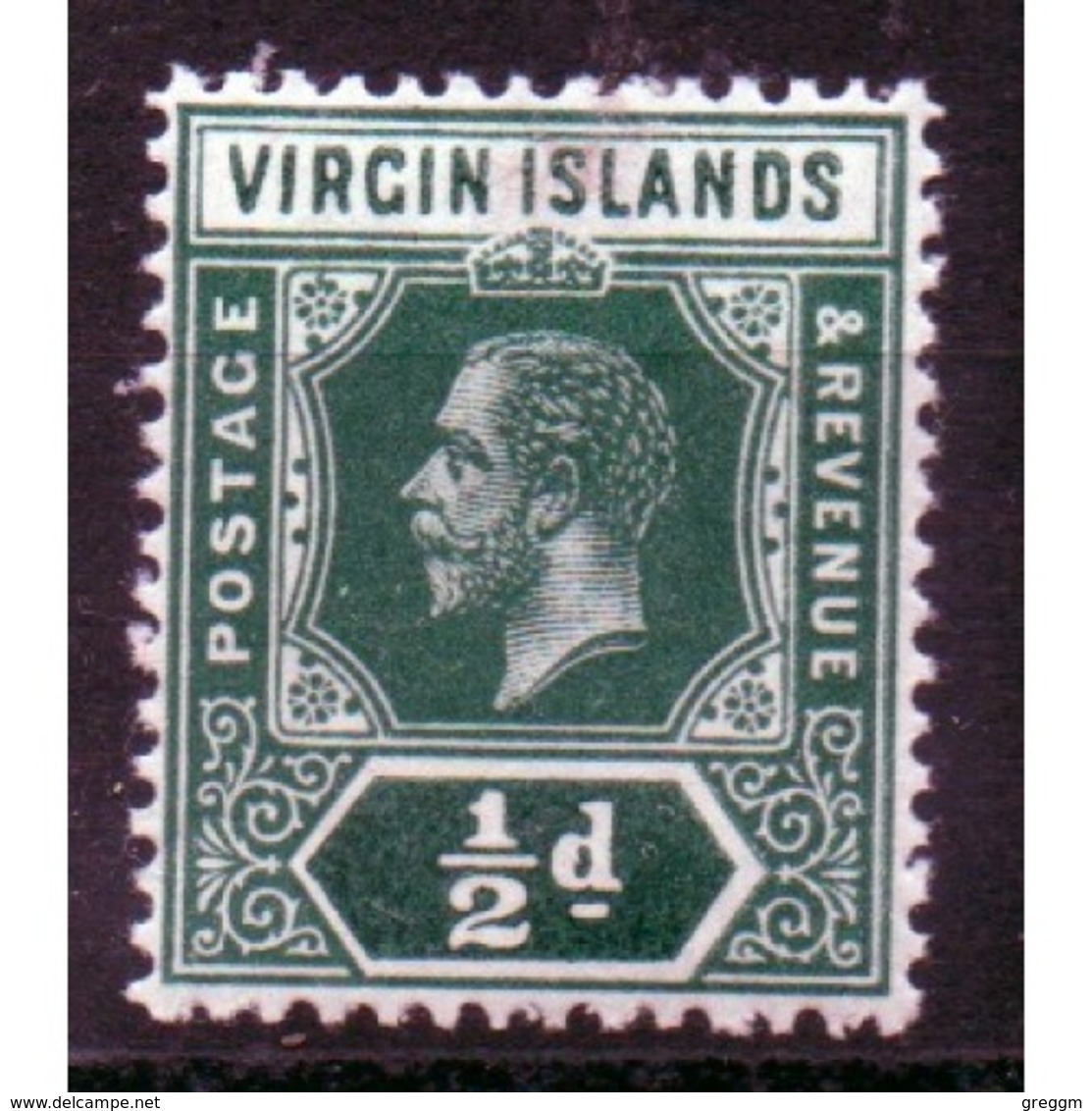 British Virgin Islands George V Stamp From 1913.  This Stamp Is Mounted Mint And The Catalogue Number Is 69. - Iles Vièrges Britanniques